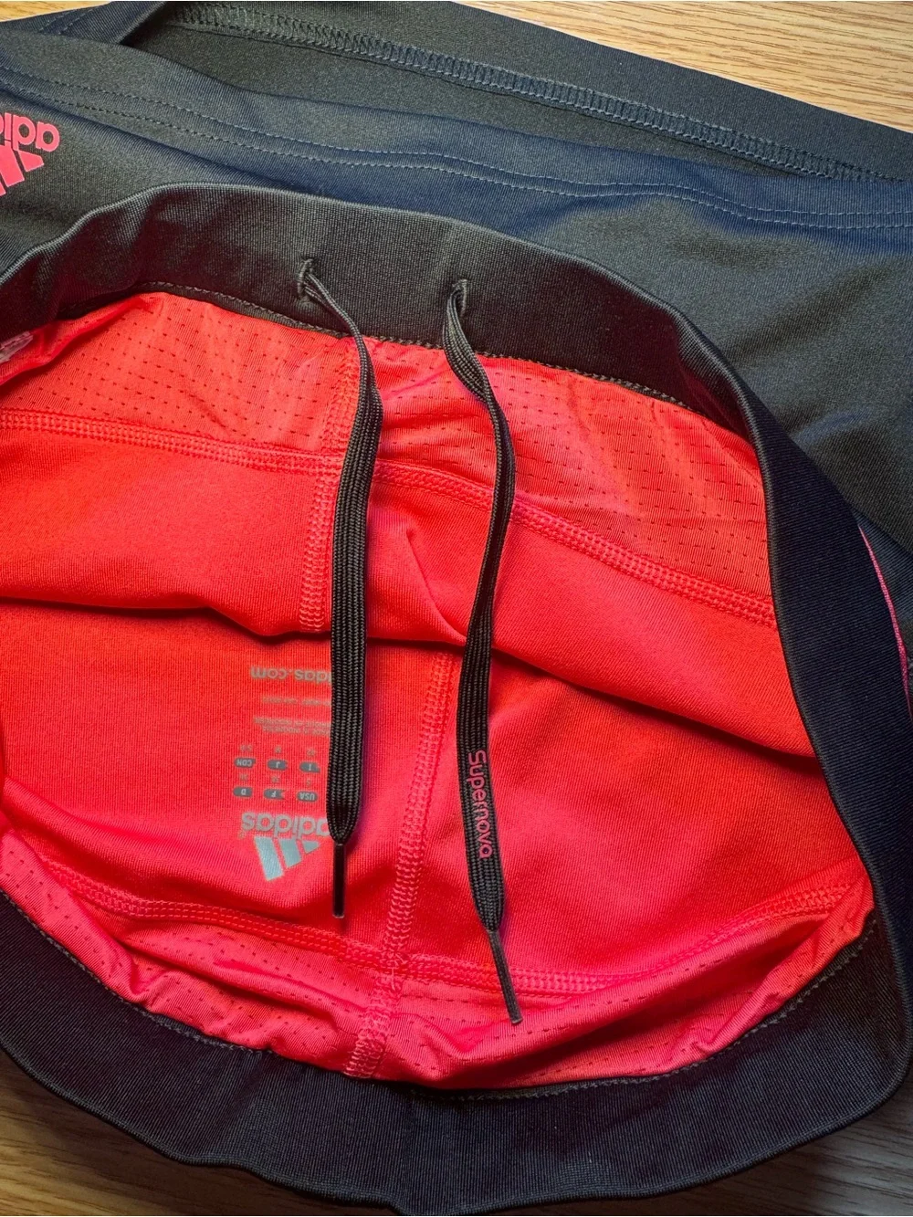 Adidas Black and Pink Tennis Skirt